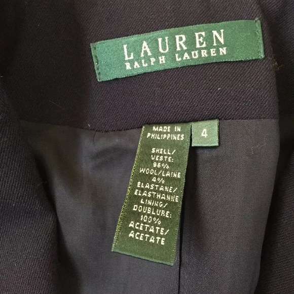 Lauren Ralph Lauren navy blazer - Picture 3 of 5